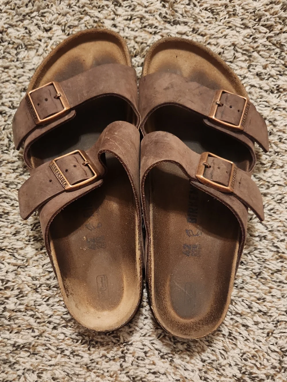 Birkenstocks - 42 Dark Brown Arizona